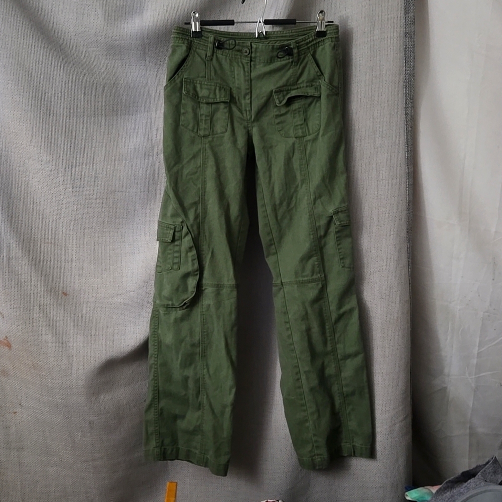 Brandy Melville Green Size Small Cargo Pants